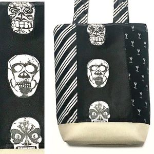 ⭐️HP! OOAK Handmade Upcycled Tie Bag